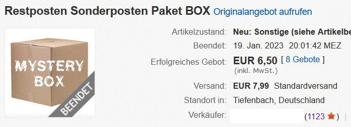Mystery Box testen - Ebay-Auktion bavaria-unlimited Bild auf Gratis-Gewinne-Online.de